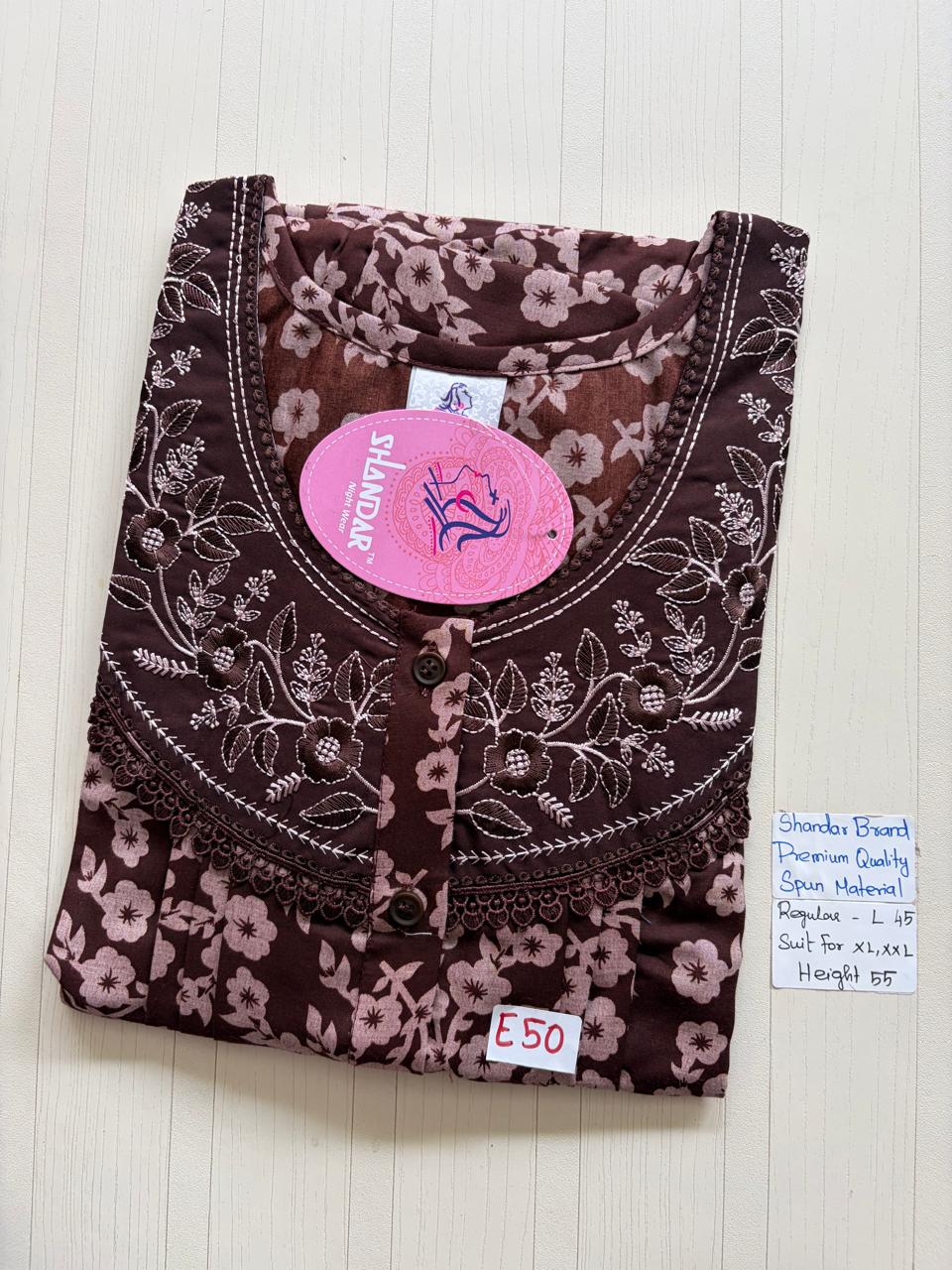 BSS171 Shandar Spun Nighty