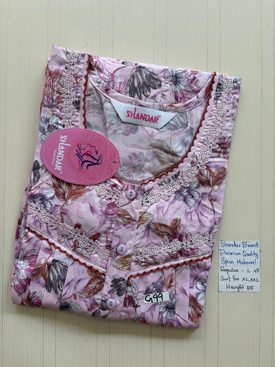 BSS061 Shandar Spun Nighty