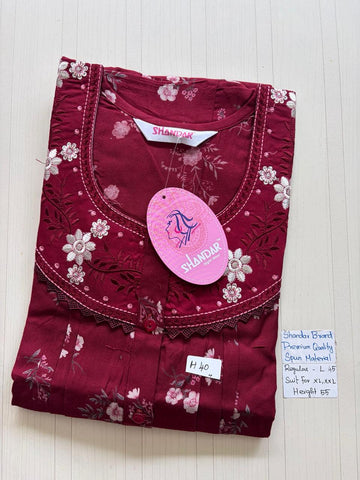 BSS011 Shandar Spun Nighty