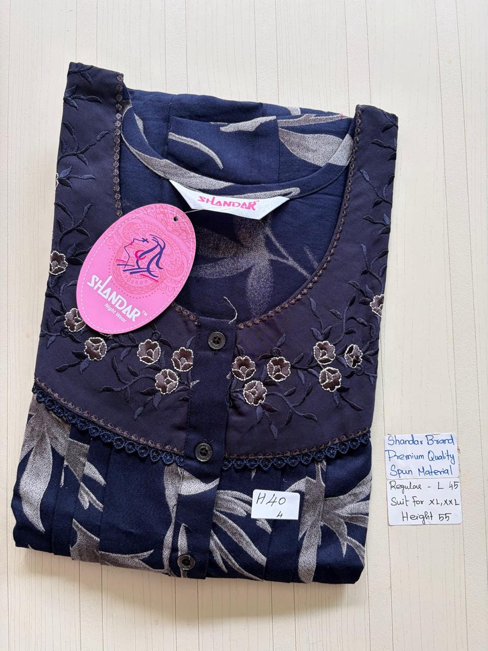 BSS019 Shandar Spun Nighty