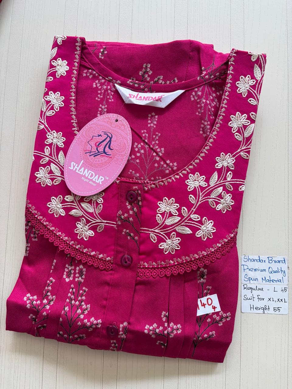 BSS026 Shandar Spun Nighty