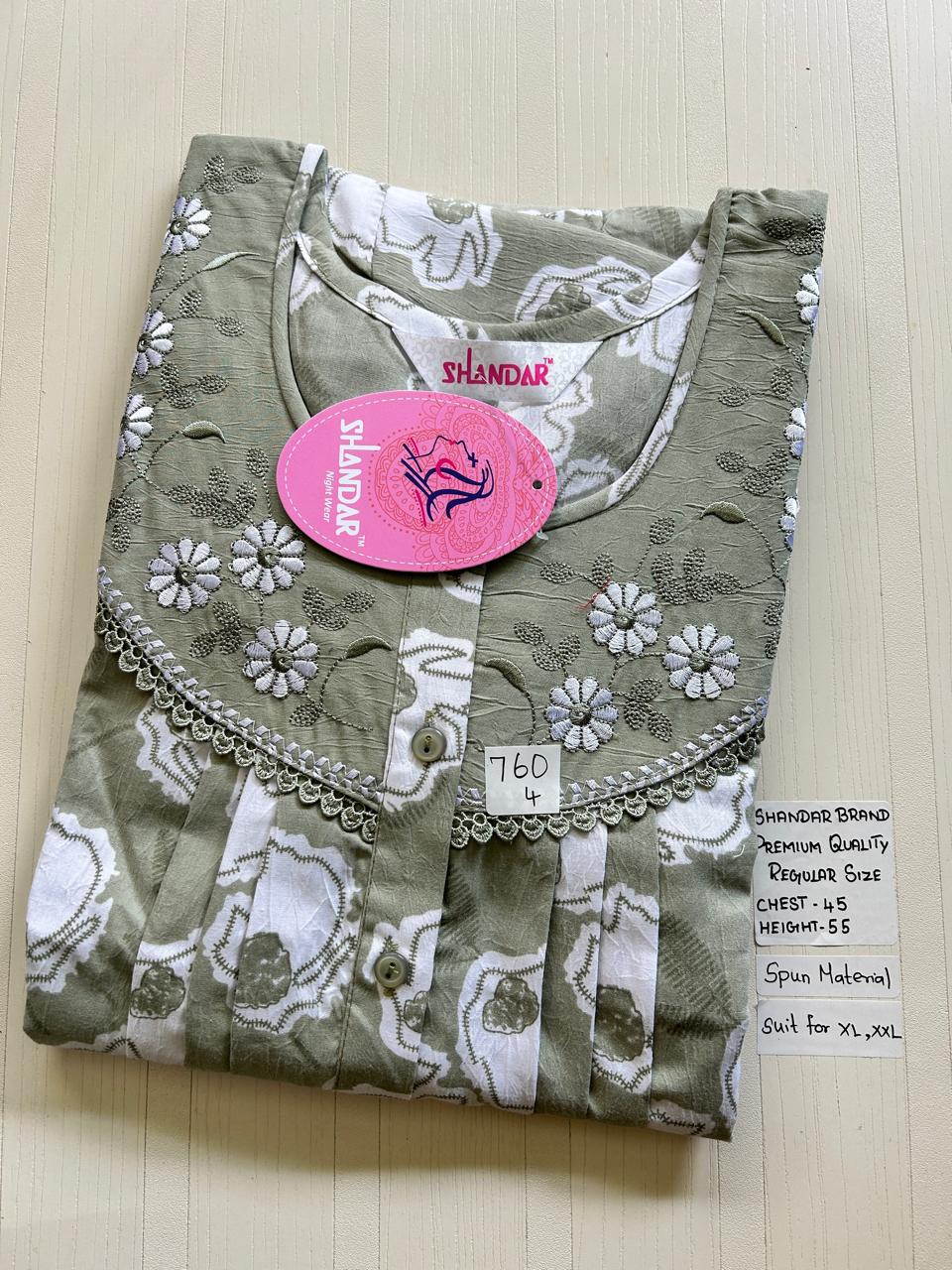 BSS078 Shandar Spun Nighty