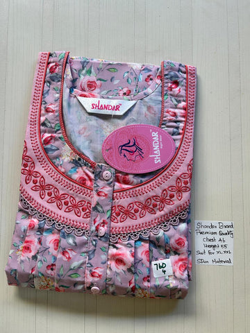 BSS080 Shandar Spun Nighty