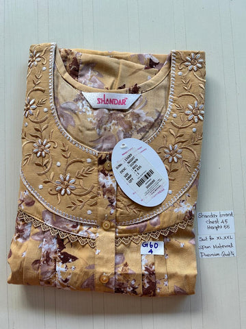 BSS083 Shandar Spun Nighty