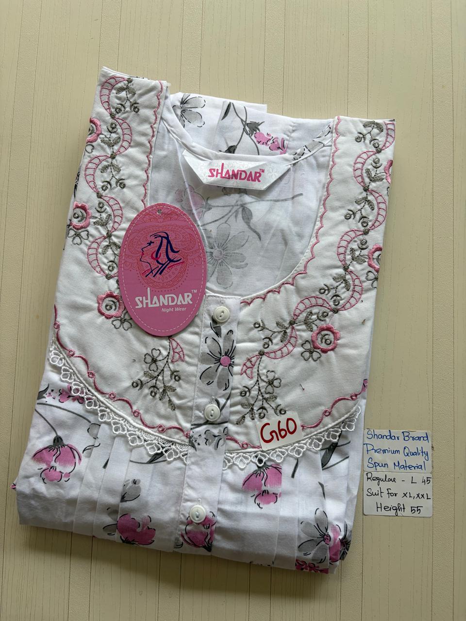 BSS085 Shandar Spun Nighty