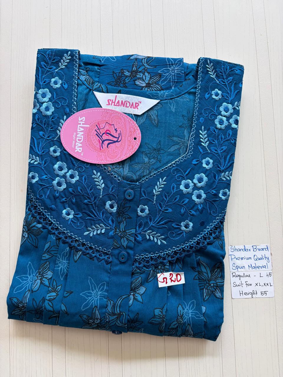 BSS094 Shandar Spun Nighty
