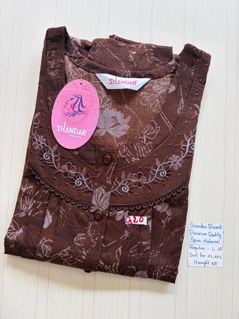 BSS097 Shandar Spun Nighty