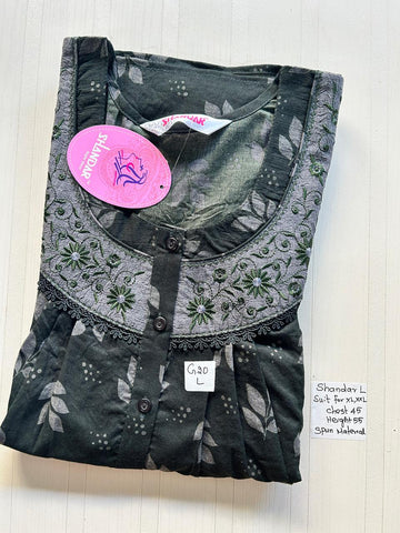BSS100 Shandar Spun Nighty