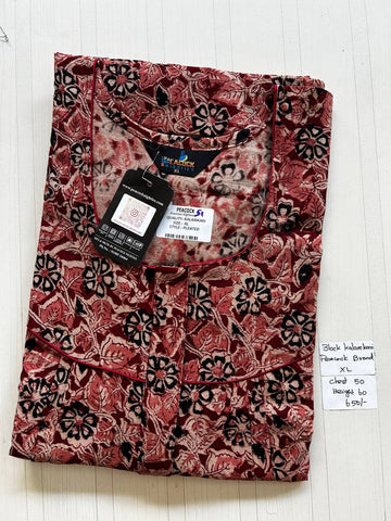 BKS041 #51 Height Block Kalamkari peacock Pleats zip