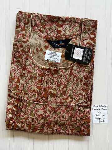 BKS008 #31 Height Block Kalamkari peacock Pleats zip