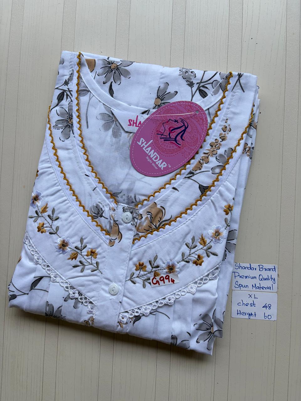 CSS058 Height Shandar Spun Nighty
