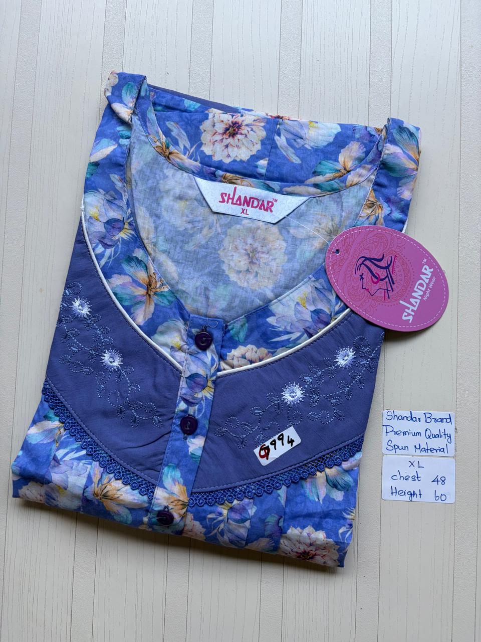 CSS068 Height Shandar Spun Nighty