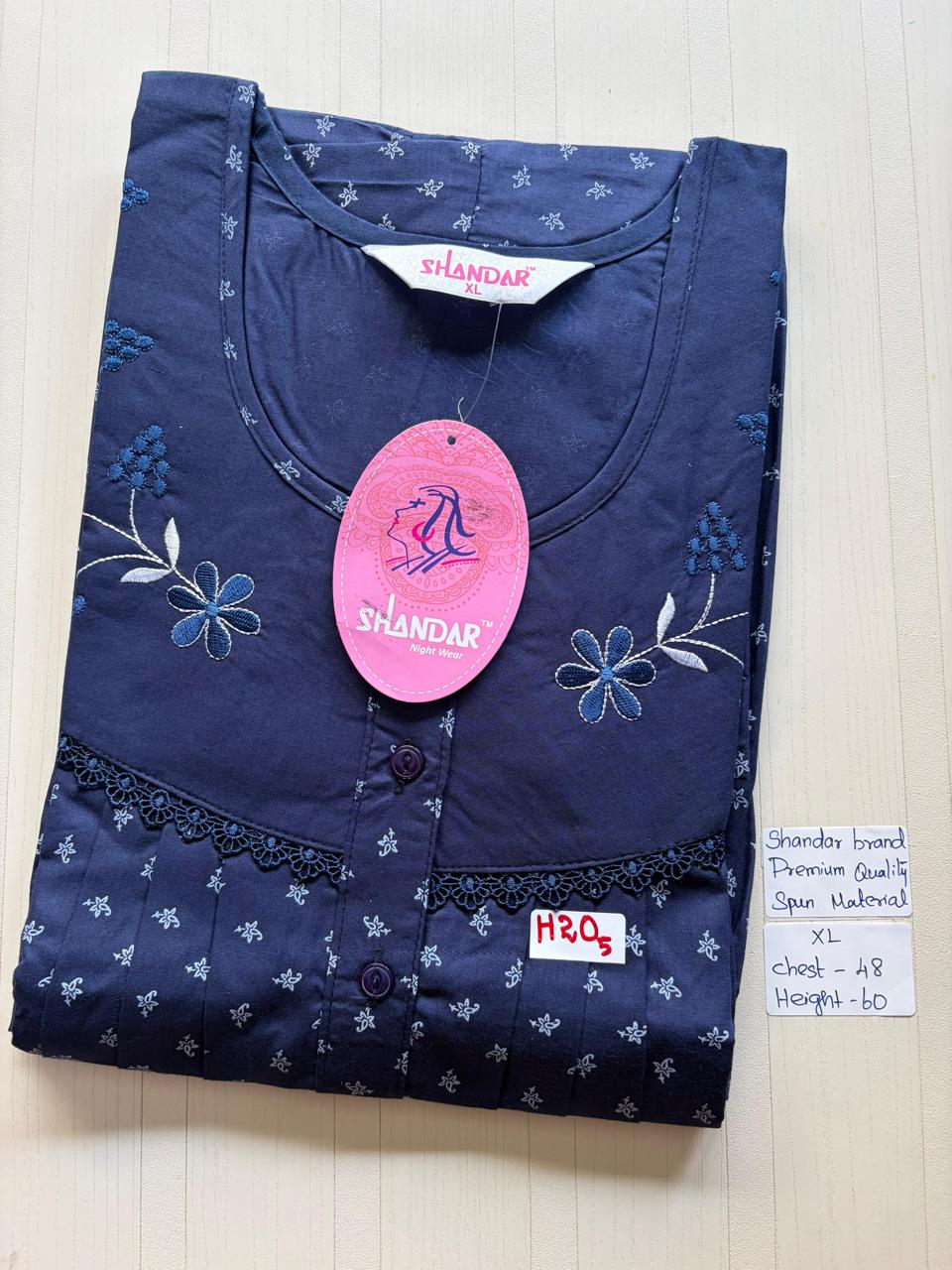 CSS069 Height Shandar Spun Nighty