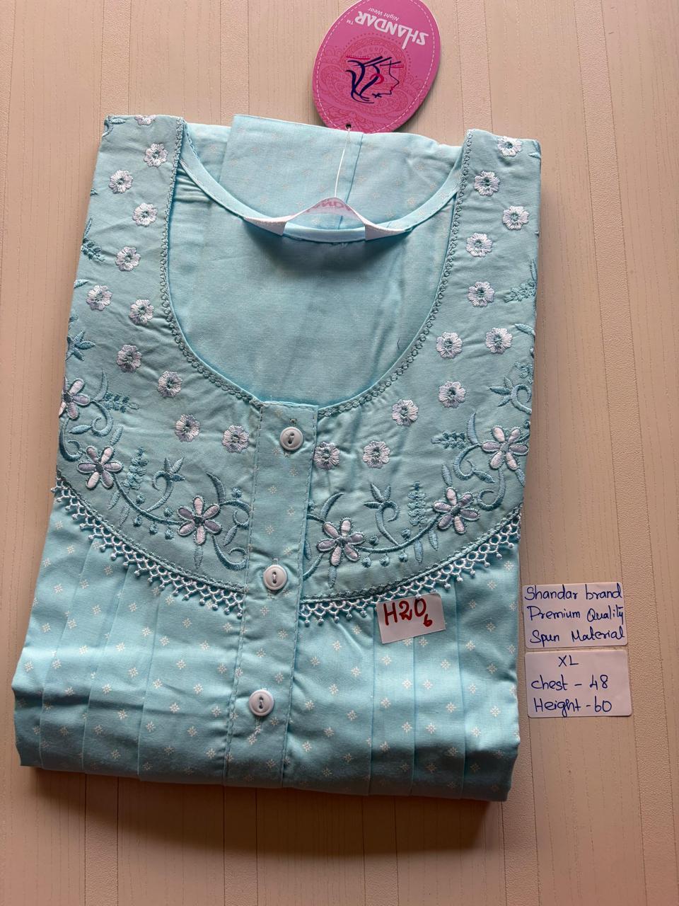 CSS070 Height Shandar Spun Nighty