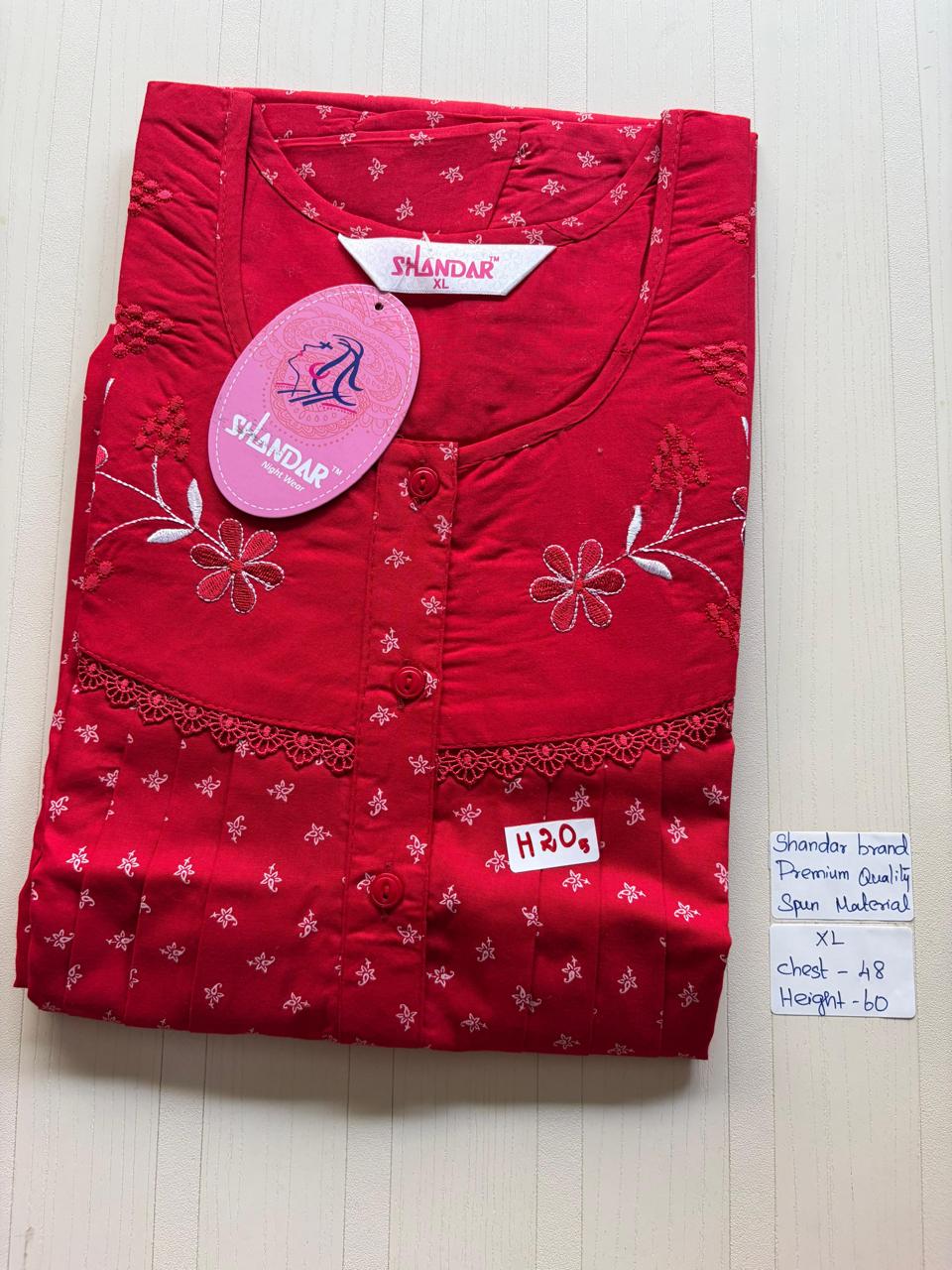 CSS078 Height Shandar Spun Nighty