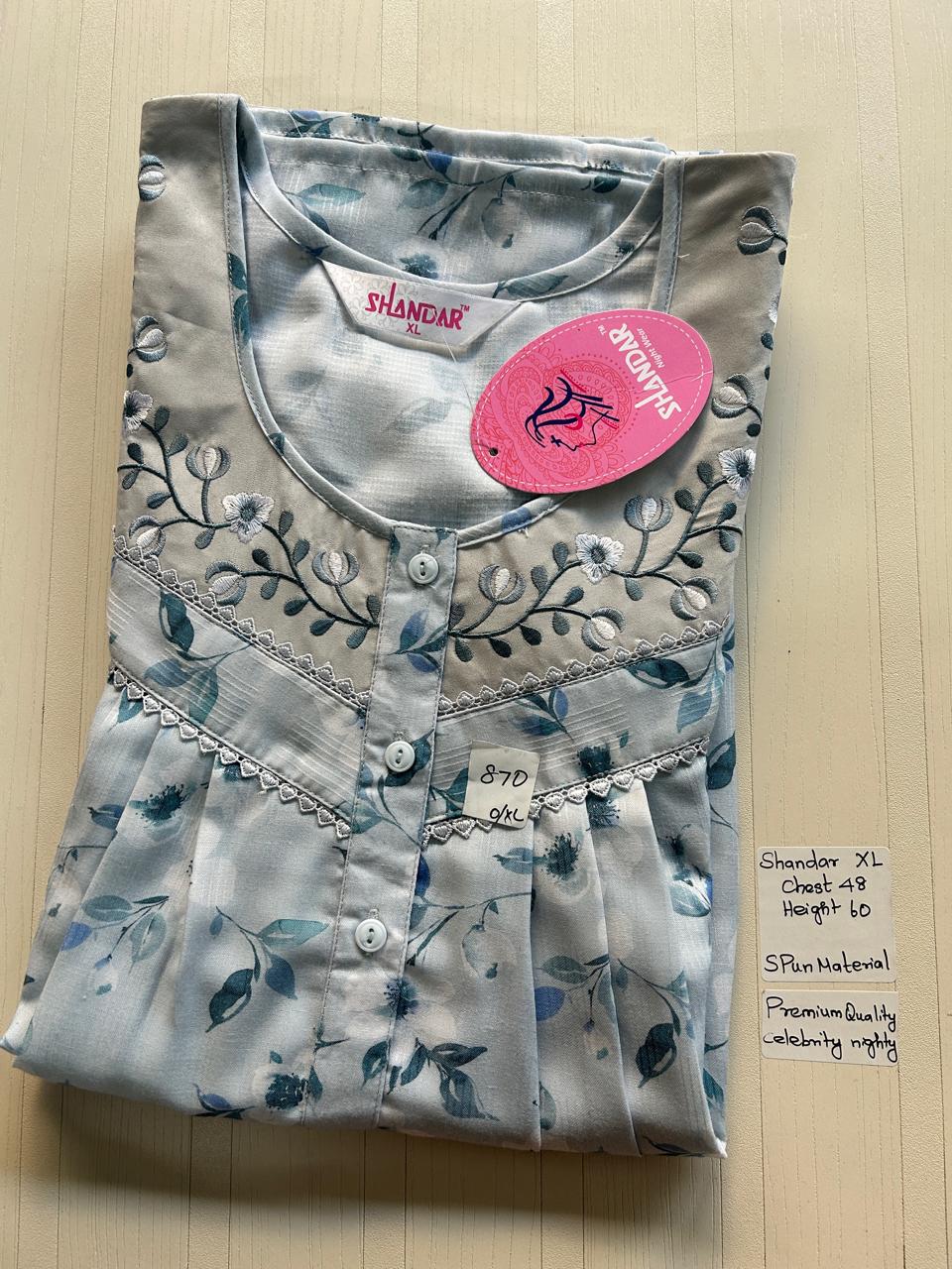 CSS090 Height Shandar Spun Nighty