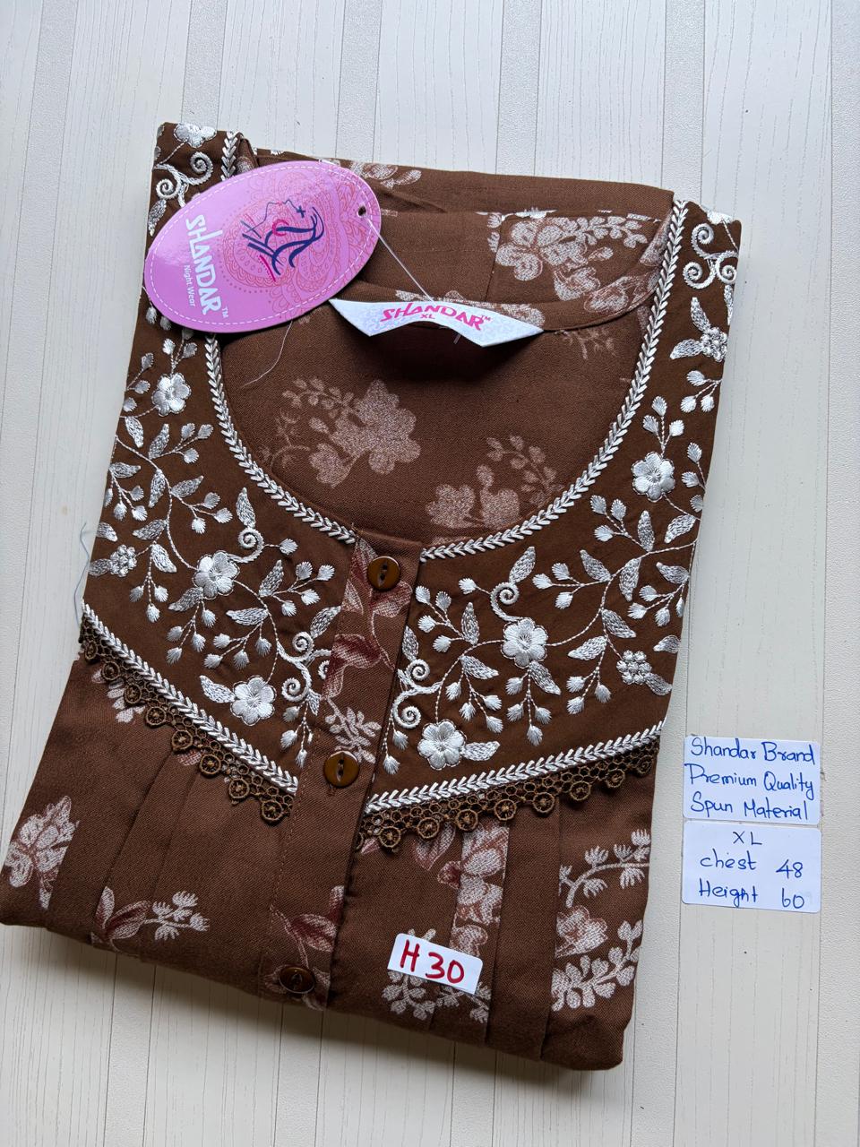 CSS093 Height Shandar Spun Nighty