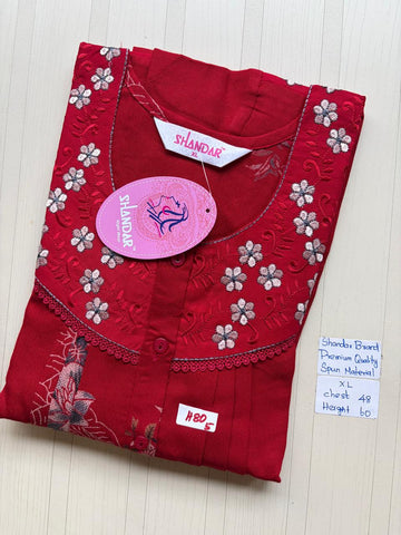 CSS095 Height Shandar Spun Nighty