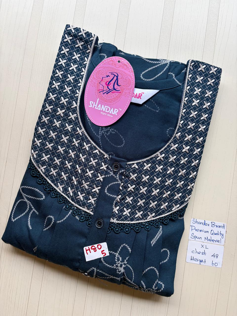 CSS109 Height Shandar Spun Nighty