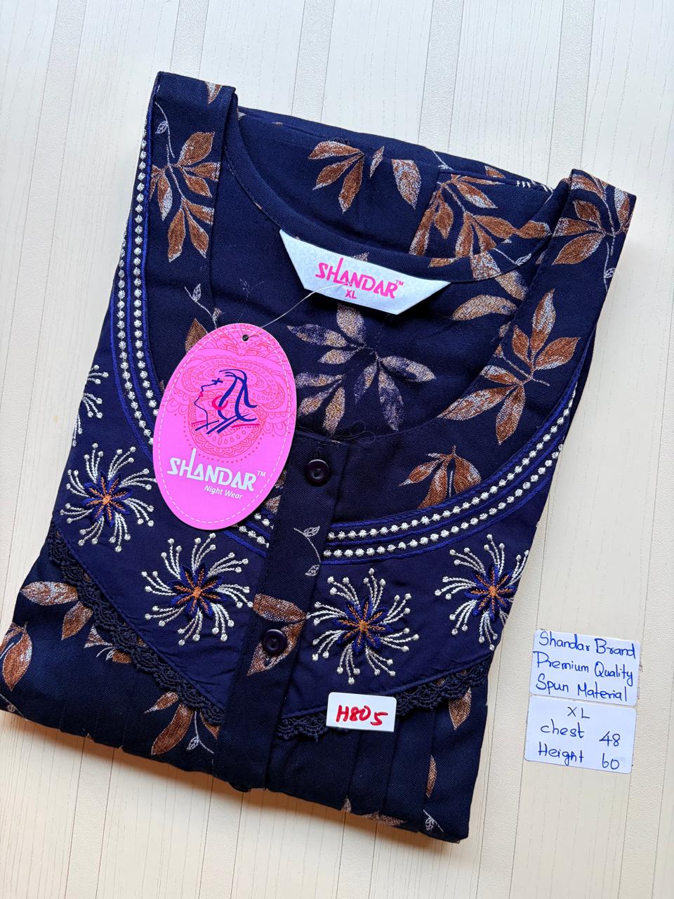 CSS112 Height Shandar Spun Nighty
