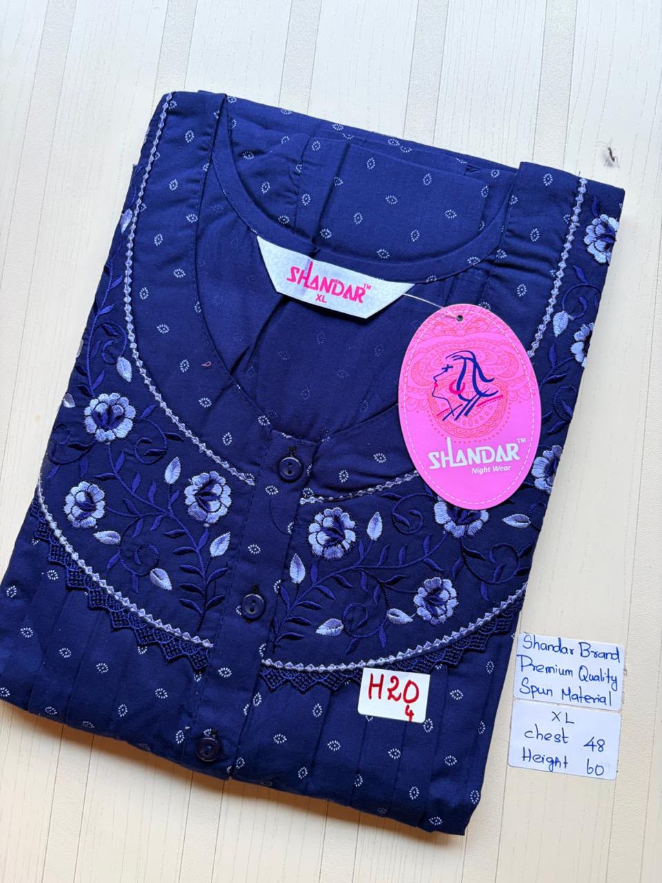 CSS154 Height Shandar Spun Nighty