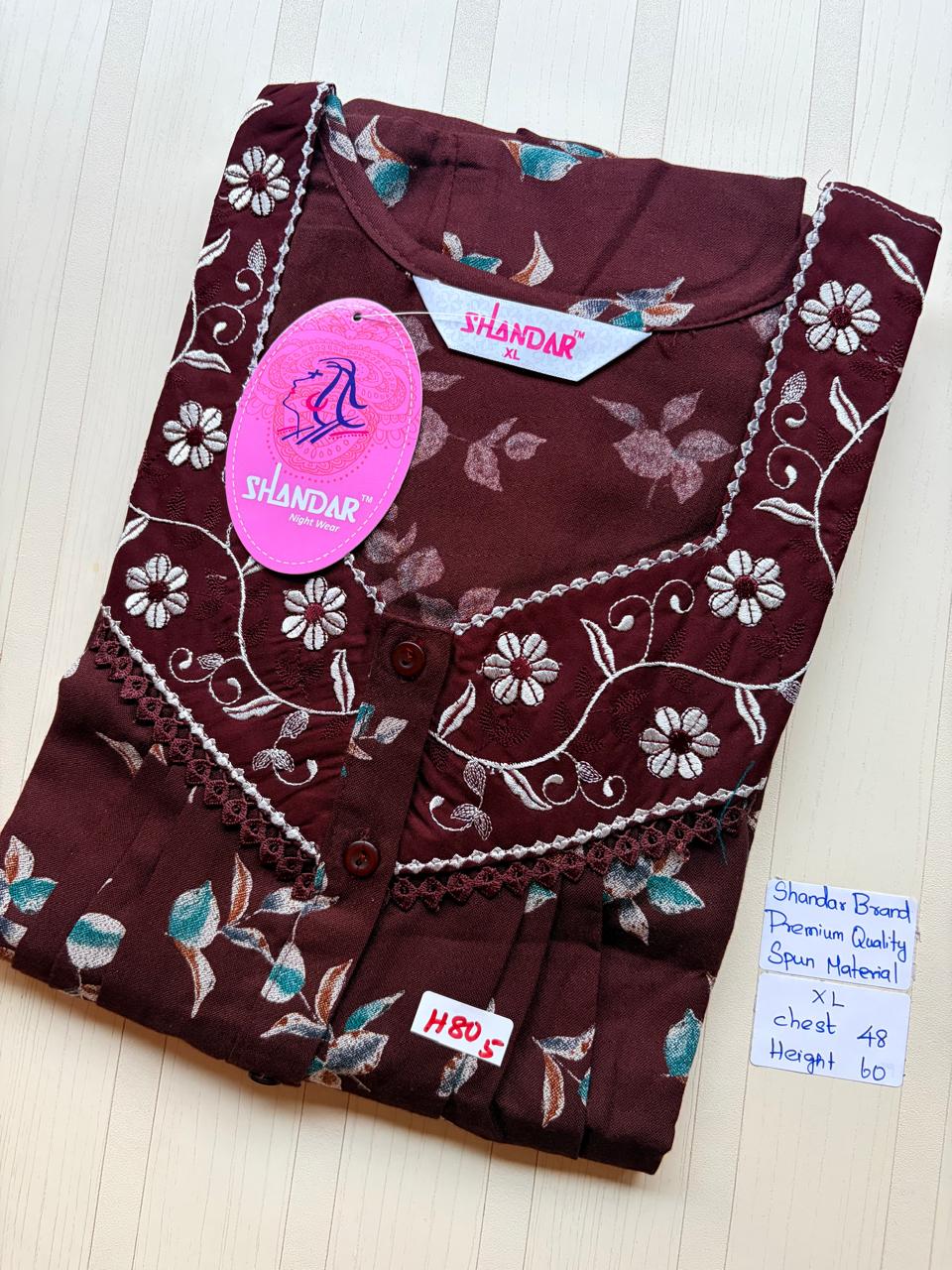 CSS120 Height Shandar Spun Nighty