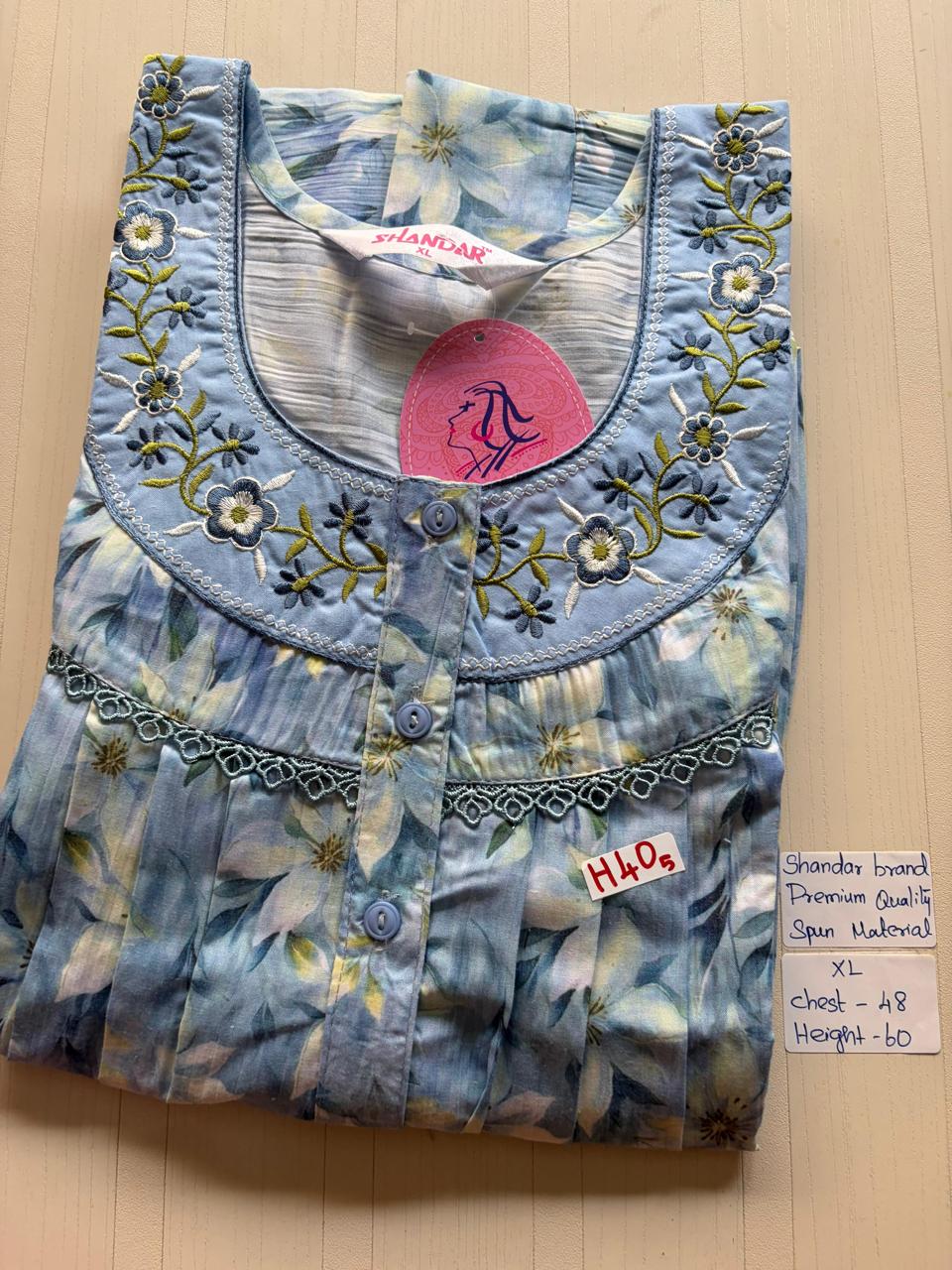 CSS123 Height Shandar Spun Nighty