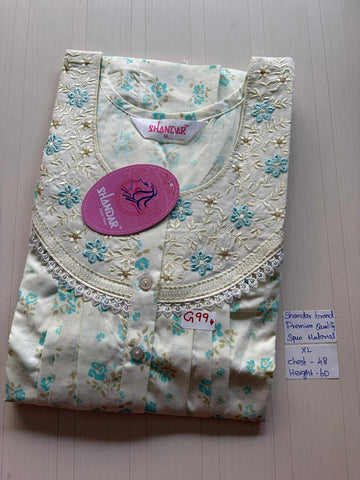 CSS036 Height Shandar Spun Nighty