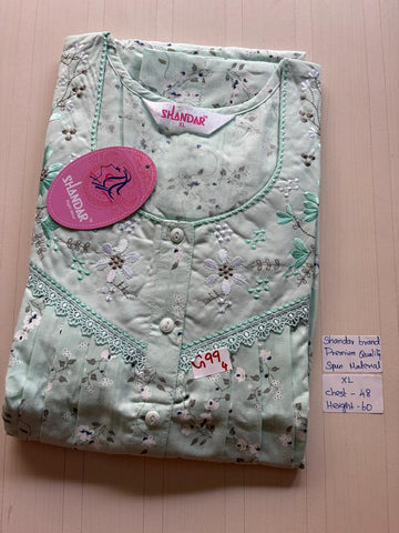 CSS038 Height Shandar Spun Nighty
