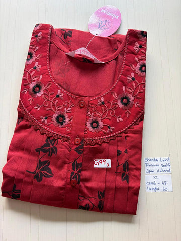CSS039 Height Shandar Spun Nighty