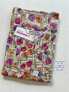 DNS005 Height Narmatha Pleats Zip Nighty