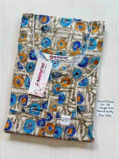 DNS006 Height Narmatha Pleats Zip Nighty