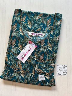 DNS021 Height Narmatha Pleats Zip Nighty