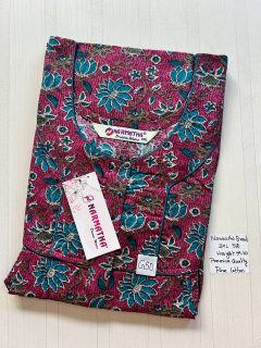 DNS042 Height Narmatha Pleats Zip Nighty