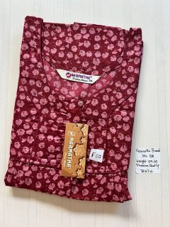 DNS202 Height Narmatha Pleats Zip Batik Nighty
