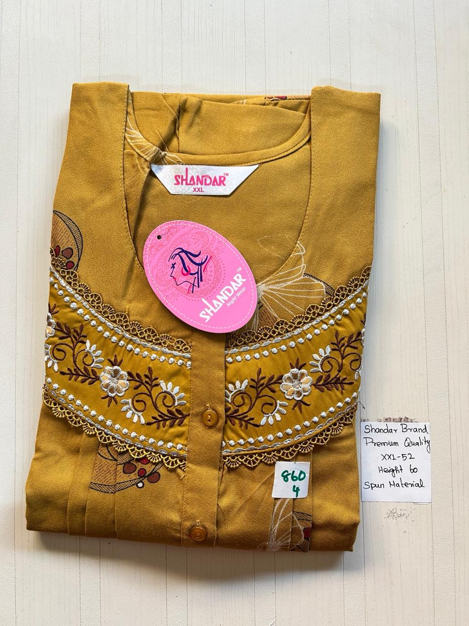 DSS001 Height Shandar Spun Nighty