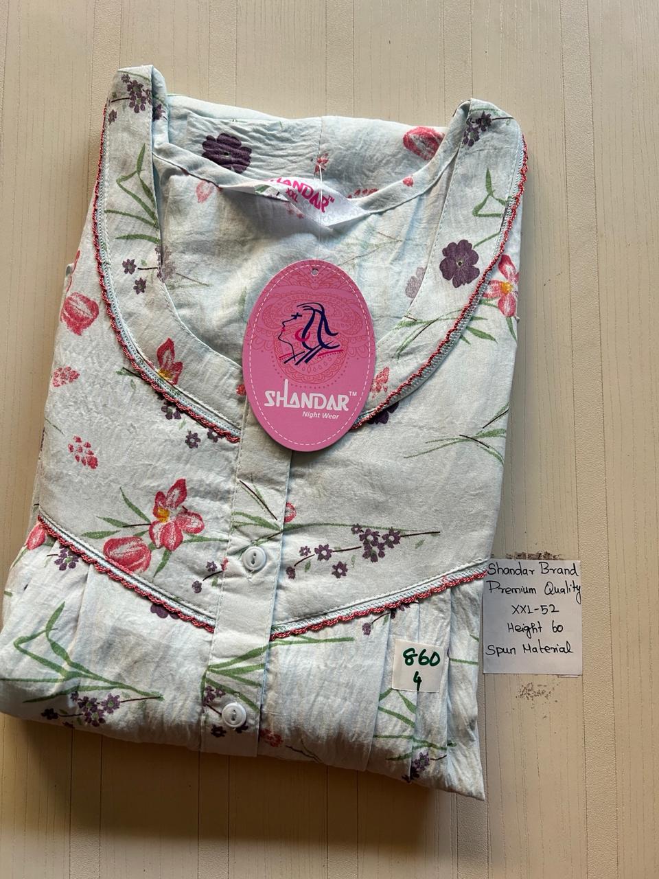 DSS003 Height Shandar Spun Nighty