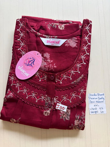DSS059 Height Shandar Spun Nighty