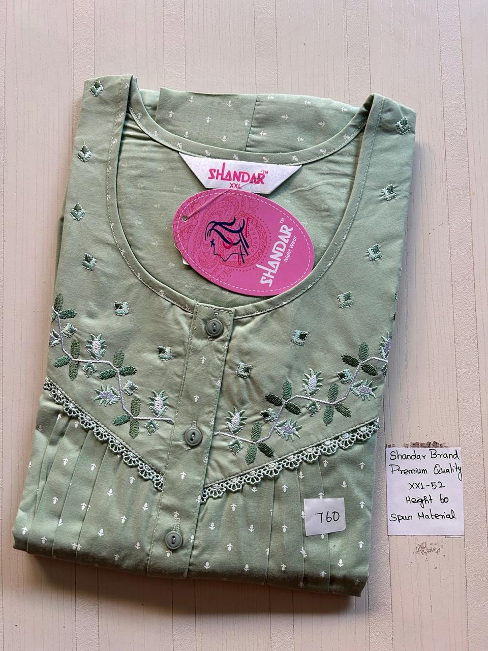 DSS009 Height Shandar Spun Nighty