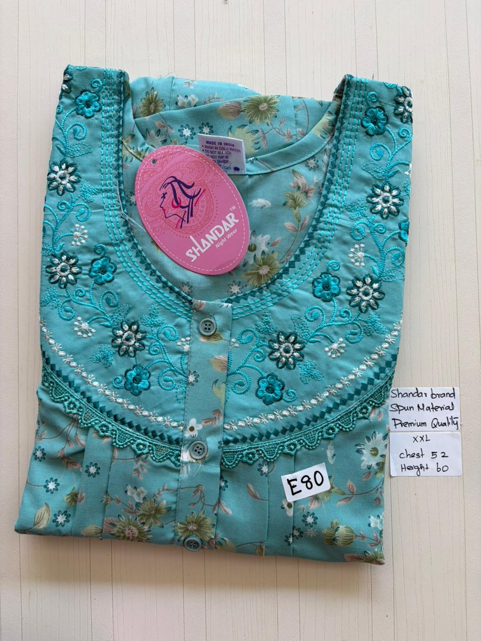 DSS062 Height Shandar Spun Nighty
