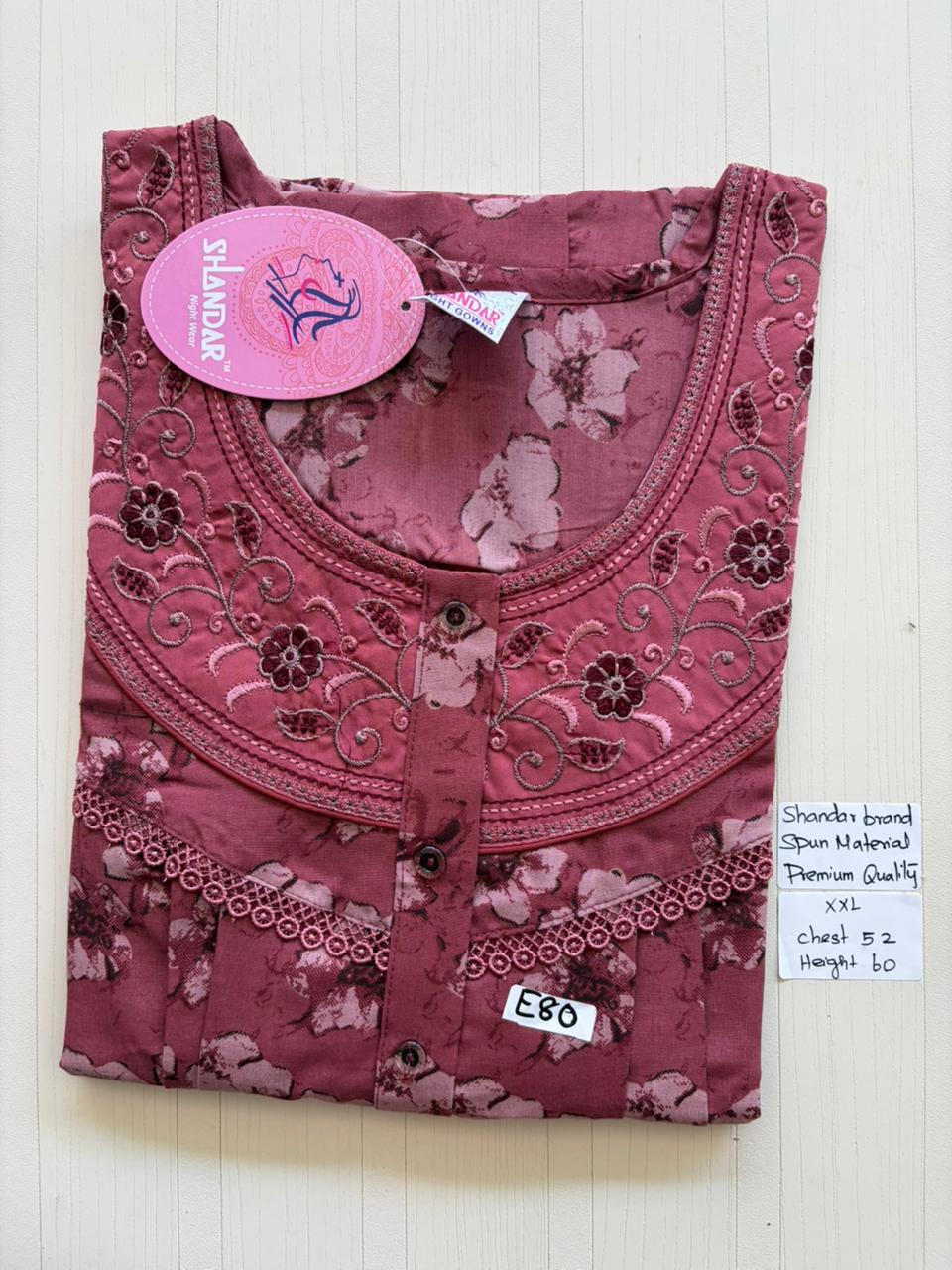 DSS063 Height Shandar Spun Nighty