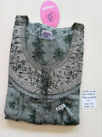 DSS066 Height Shandar Spun Nighty