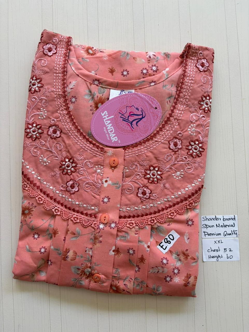 DSS069 Height Shandar Spun Nighty