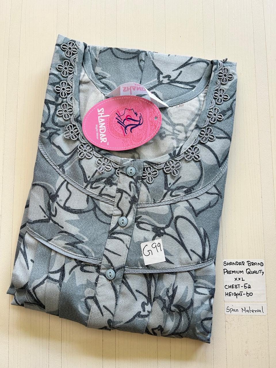 DSS028 Height Shandar Spun Nighty