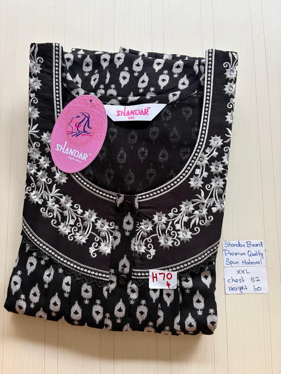 DSS041 Height Shandar Spun Nighty