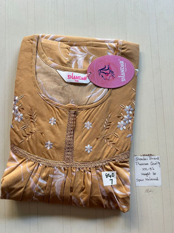 DSS051 Height Shandar Spun Nighty