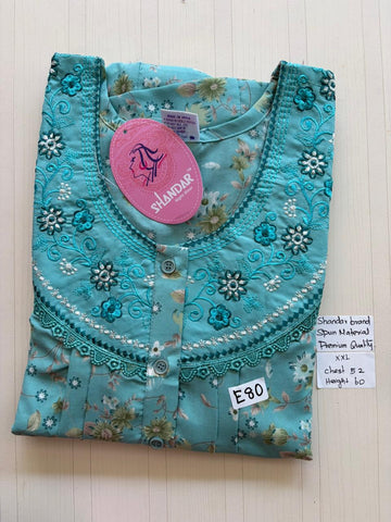 DSS080 Height Shandar Spun Nighty