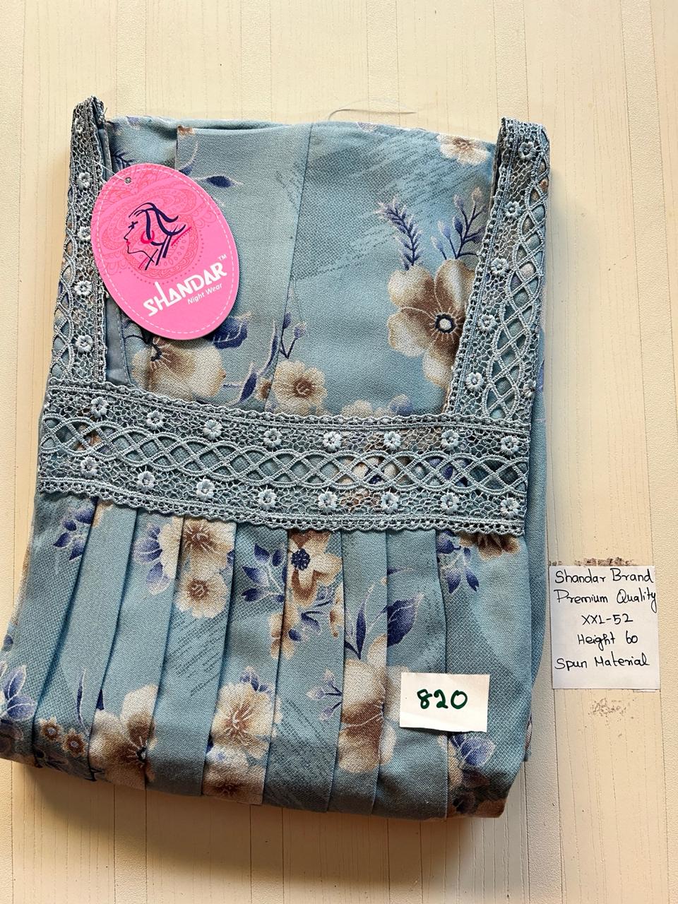 DSS054 Height Shandar Spun Nighty