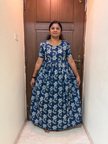MFS042 Peacock maxi frock