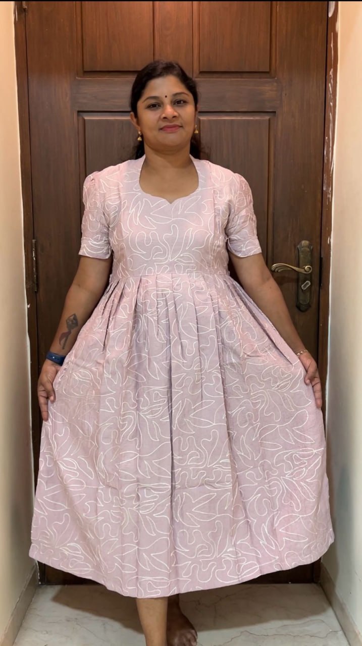 MFS5014 Peacock maxi frock